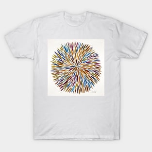 70s Water Color bursts T-Shirt